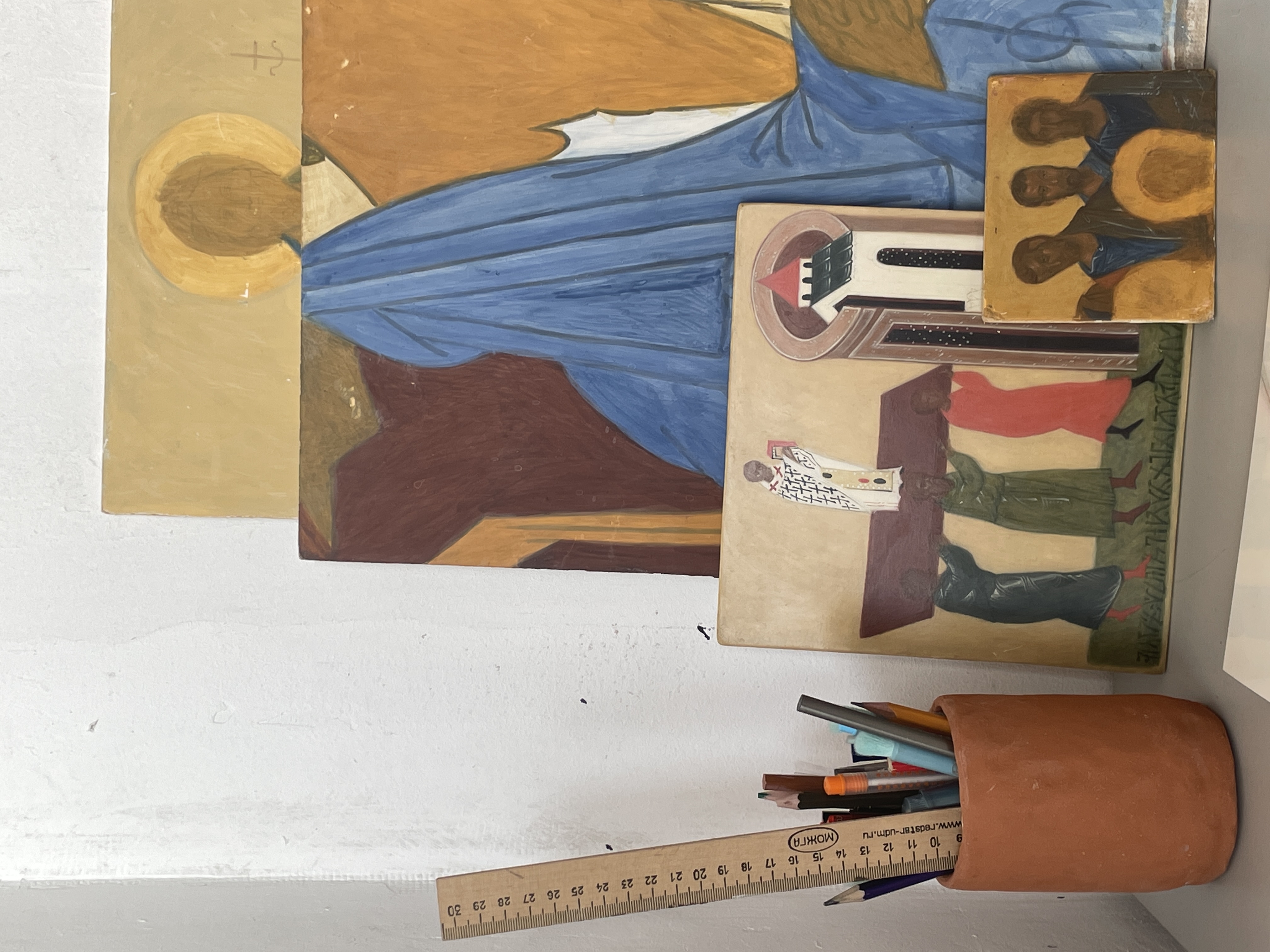 Завершённая учебная икона. Шестой месяц программы